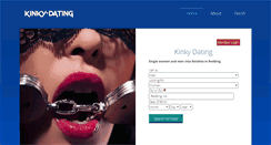 Desktop Screenshot of kinky-dating.com