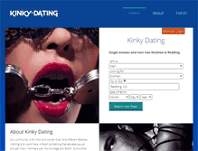 Tablet Screenshot of kinky-dating.com